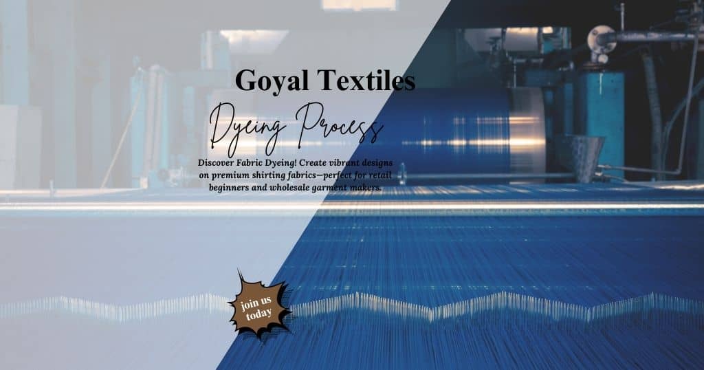 5-Step Dyeing Process for Perfect Shirting Fabrics